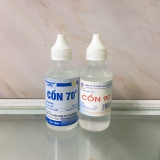 chai Cồn sát khuẩn 70 độ và 90 độ chai 50ml