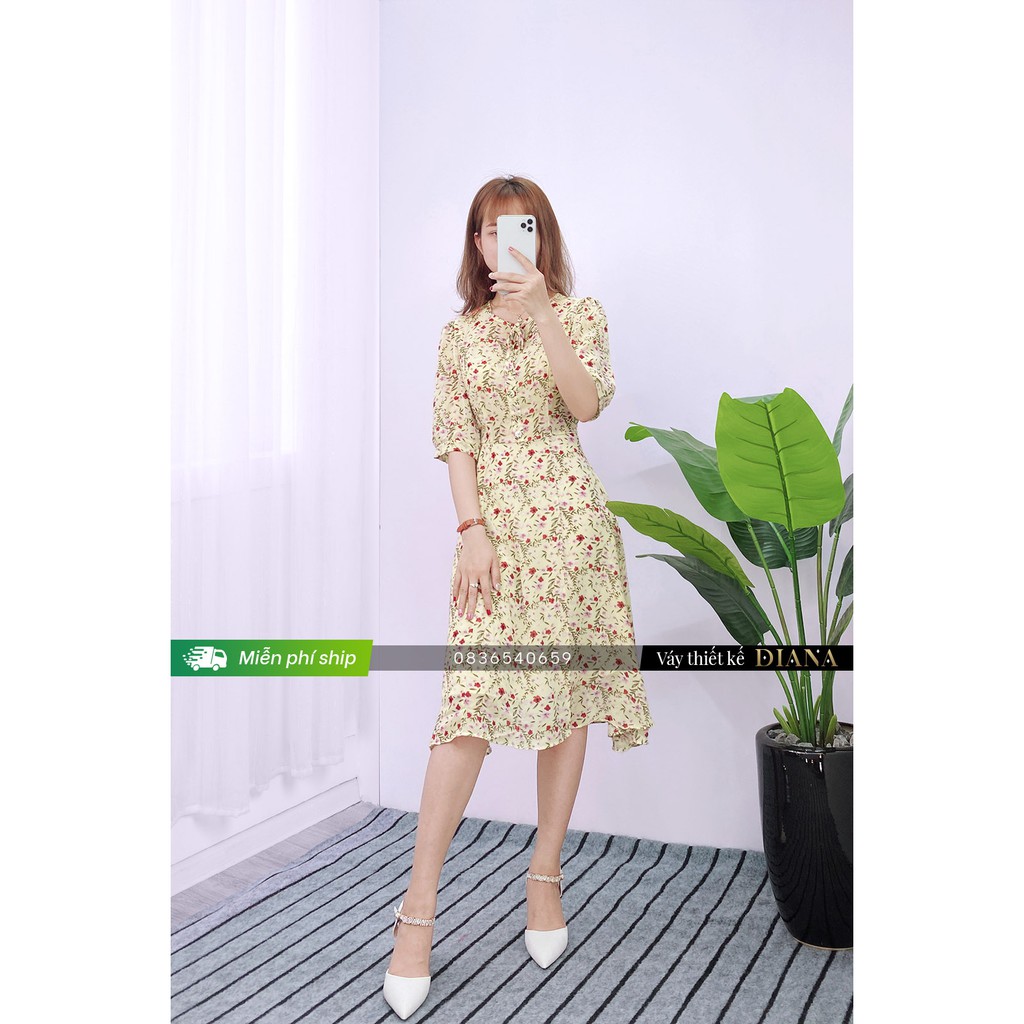 ✅ Ảnh Thật 100%✅🎯🎯Váy hoa voan lỡ tay, Đầm voan xòe tay lỡ hàng thiết kế đi tiệc,đi biển làm công sở nhẹ nhàng, đáng yêu | BigBuy360 - bigbuy360.vn