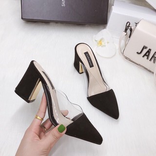 AA1 Sục zara 7p mạ vàng gót sang chảnh  AA1