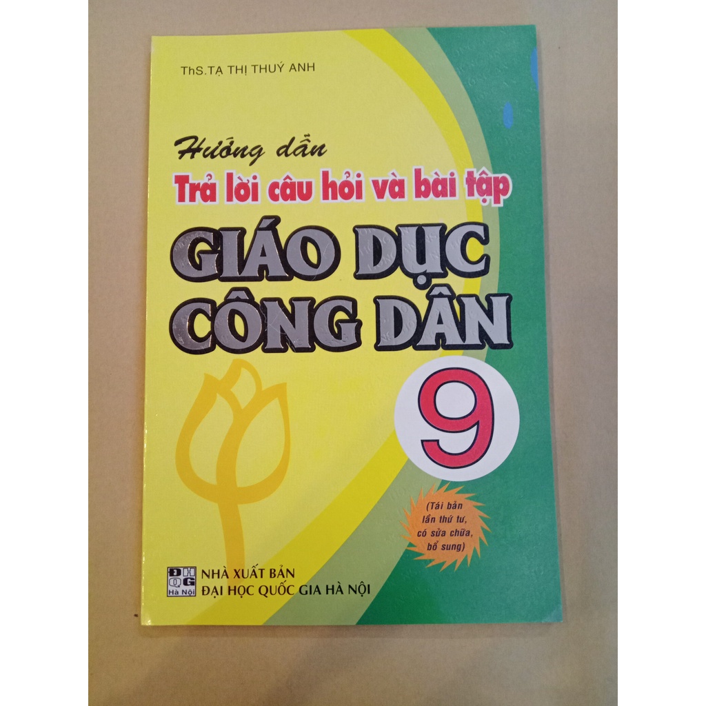 Sách - Hướng Dẫn Trả Lời Câu Hỏi Và Bài Tập Giáo Dục Công Dân 9