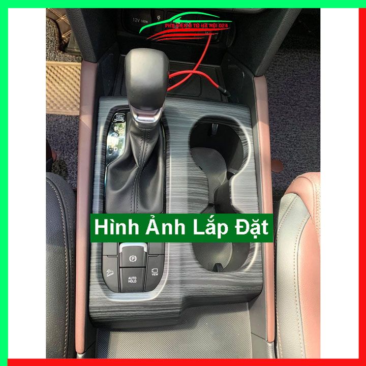 Ốp nội thất cho xe ô tô Santafe 2019 2020 Nhựa ABS vân đá bảo vệ chống trầy xước và làm đẹp xe