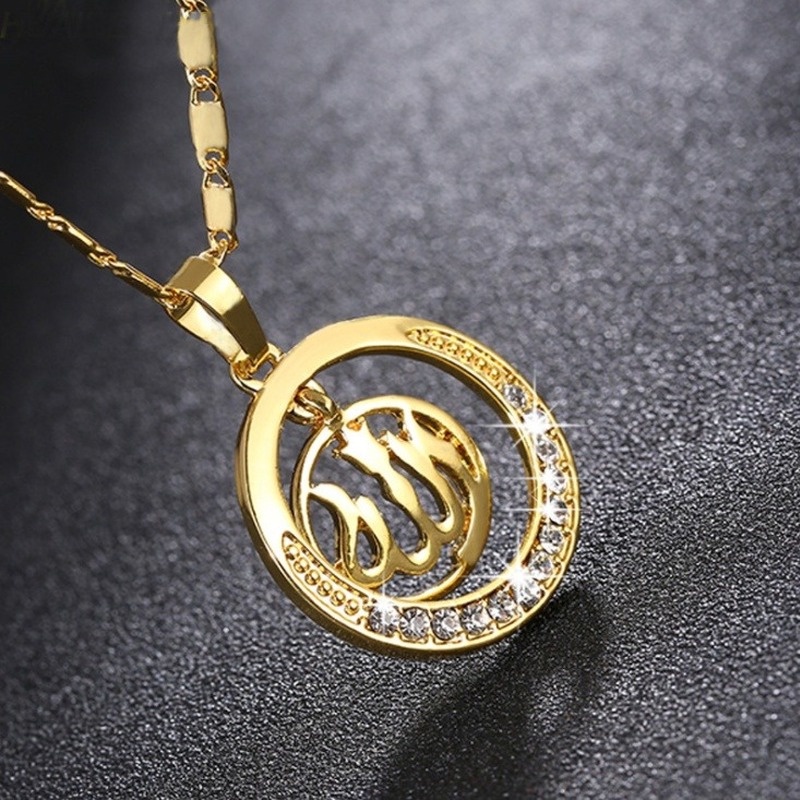 Vòng cổ Mặt Hình Mặt Trời Và Mặt Trời Thời Trang 2022 Phong Cách Hồi Giáo