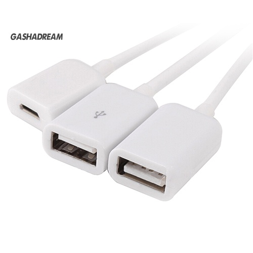 Dây cáp chuyển đổi 3 trong 1 Micro USB HUB OTG sang USB 2.0 cho Samsung