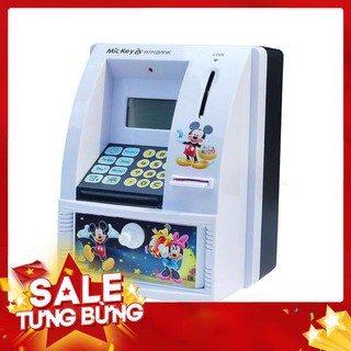 [SALE SẬP SÀN]KÉT SẮT MINI GIỮ TIỀN CHO BÉ ( CÂY ATM ) （LOẠI MỚI） [HÀNG MỚI]