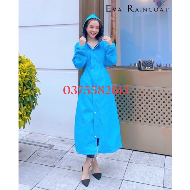 Áo mưa măng tô nam nữ 2 lớp chống thấm cao cấp