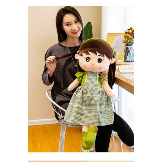 Búp Bê Váy kẻ quà tặng cho bé size 40-60cm