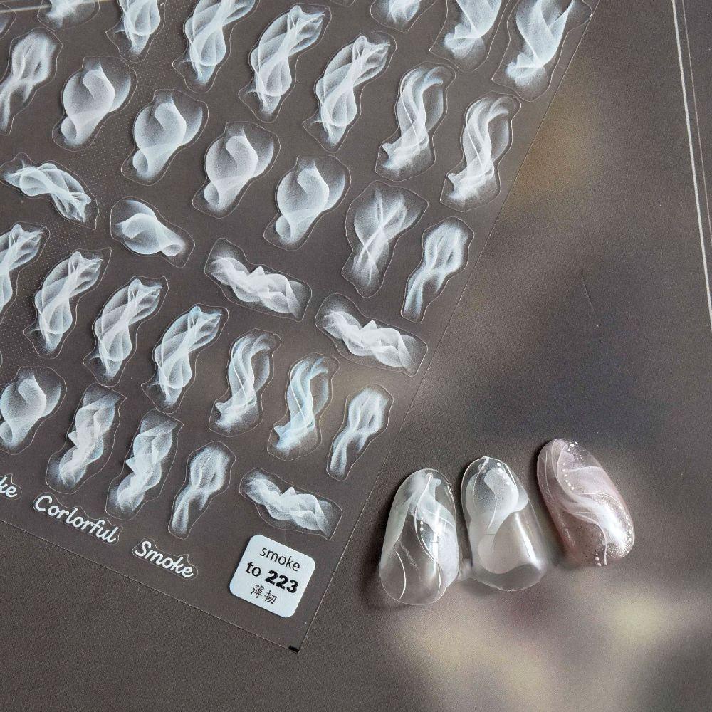 Miếng Dán Móng Tay Tự Dính Hình Bướm DIY