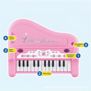 Đàn piano mini kèm mic cho bé tập đàn hát