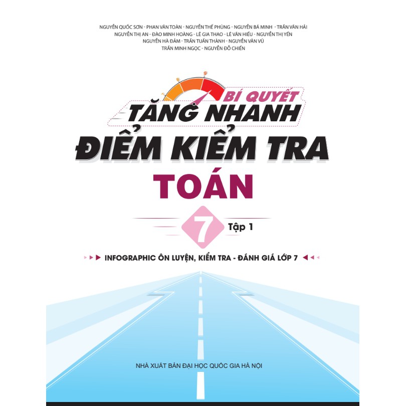 Sách - Bí quyết tăng nhanh điểm kiểm tra Toán 7 (tập 1)