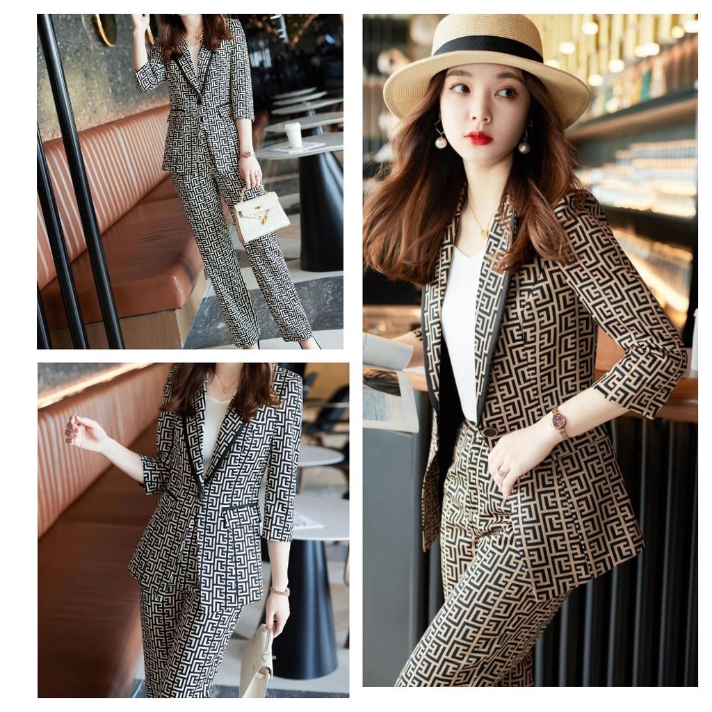 Set Bộ Vest Thời Trang Áo & Quần Dài Sang Trọng Cá Tính BY4548