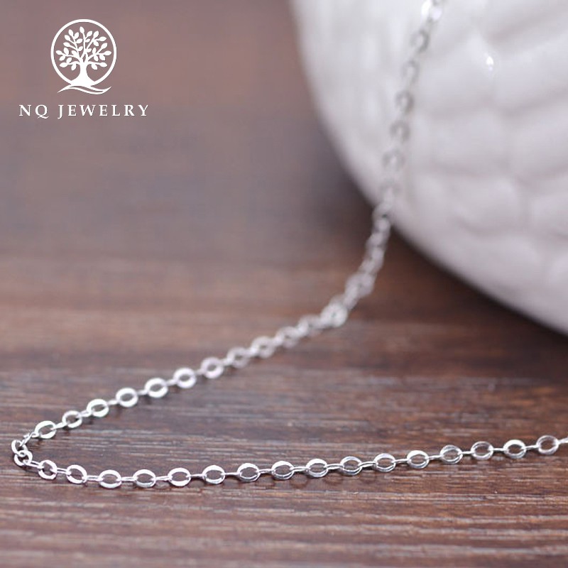 Dây chuyền cổ nữ hợp kim màu bạc - NQ Jewelry