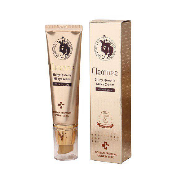 Kem dưỡng tinh chất sữa lừa Cleomee Shiny Queen's Milky Cream 50ml (ban ngày)