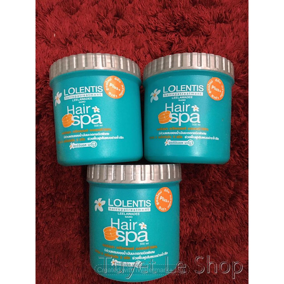 [CHÍNH HÃNG] Kem Ủ Tóc Lolentis Hair Spa Thái Lan 500ml | BigBuy360 - bigbuy360.vn