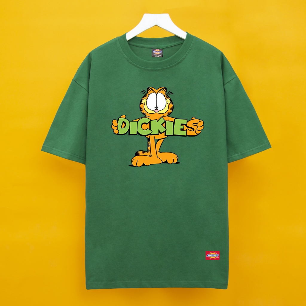 Áo Thun Dickies Mèo Vàng form rộng - T-Shirt Dickies cao cấp-DK20-Streetwears SG