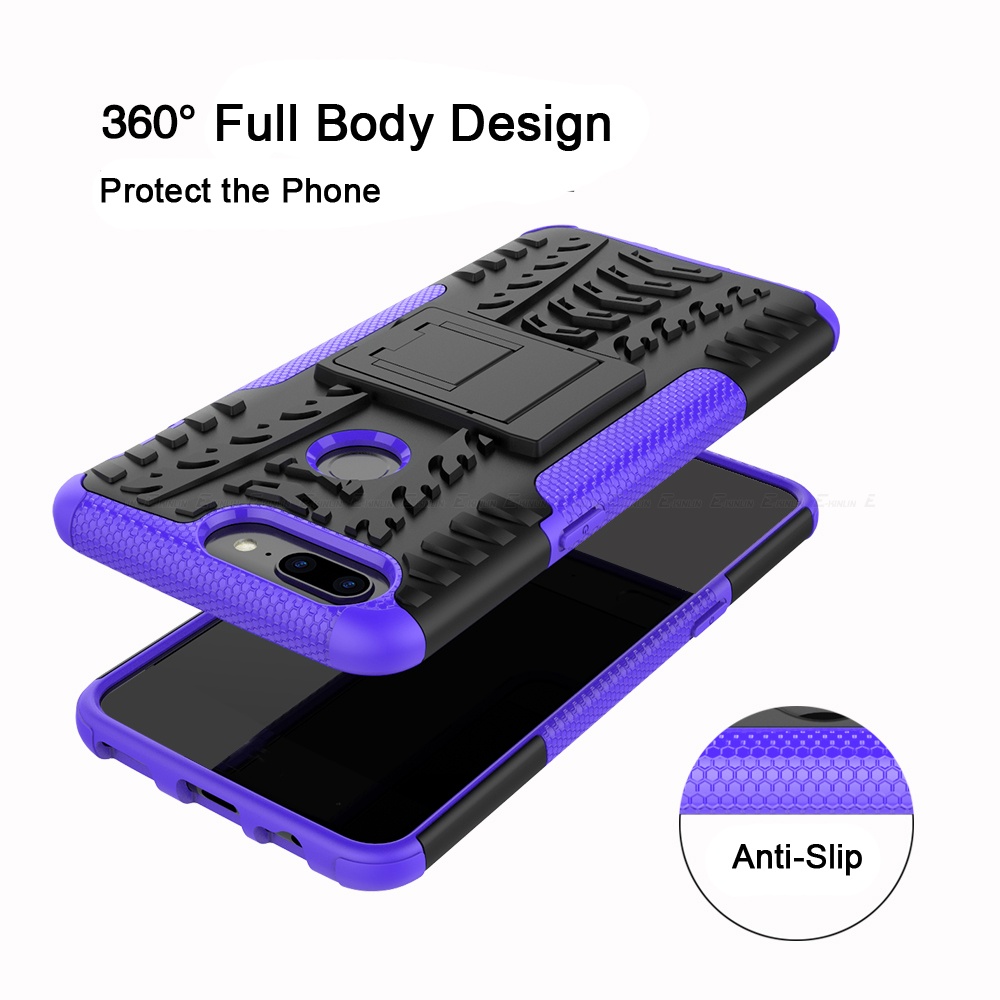 Ốp Điện Thoại Silicon Phối Nhựa Kèm Giá Đỡ Bảo Vệ Cao Cấp Cho OnePlus Nord CE N10 N20 N100 N200