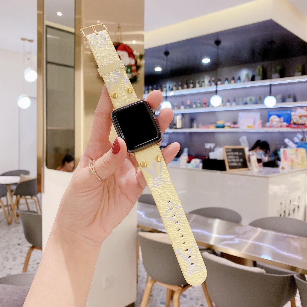 Dây da cho đồng hồ Iwatch 38mm / 40mm / 42mm 44mm T500 W26 U78 Plsu