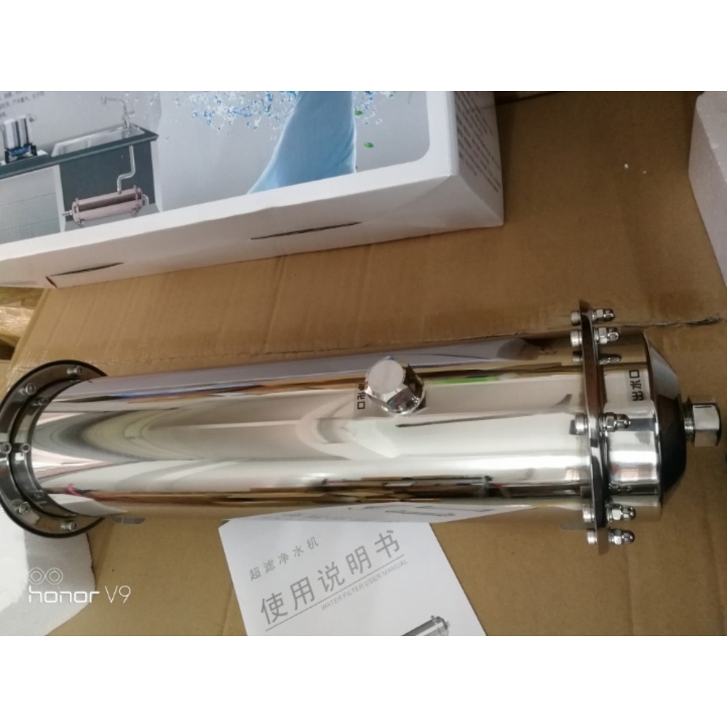 MÁY LỌC NƯỚC Yirui Đài Loan - CỘT LỌC UF CÔNG SUẤT 1000L,  Loại lớn đường kính lõi ~10cm