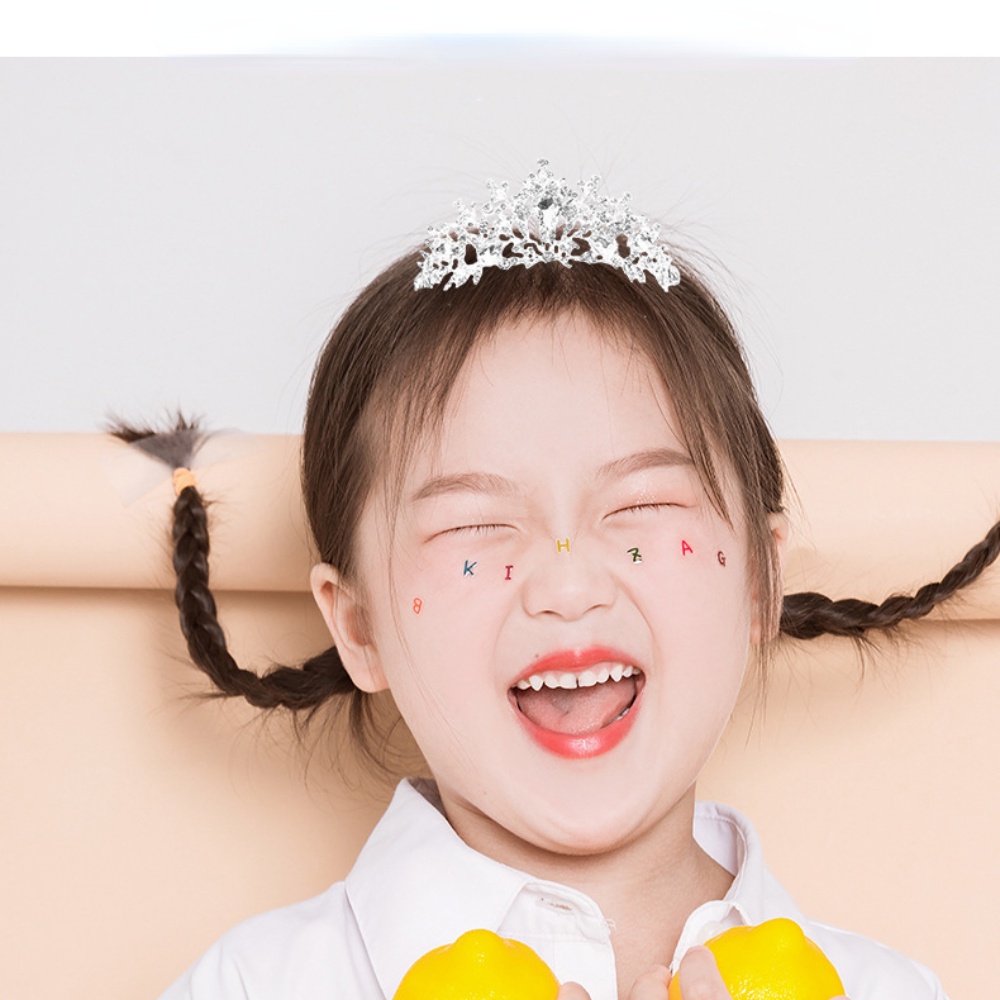 Vương Miện Công Chúa Bằng Hợp Kim Đính Đá Sang Trọng Cao Cấp Cho Bé