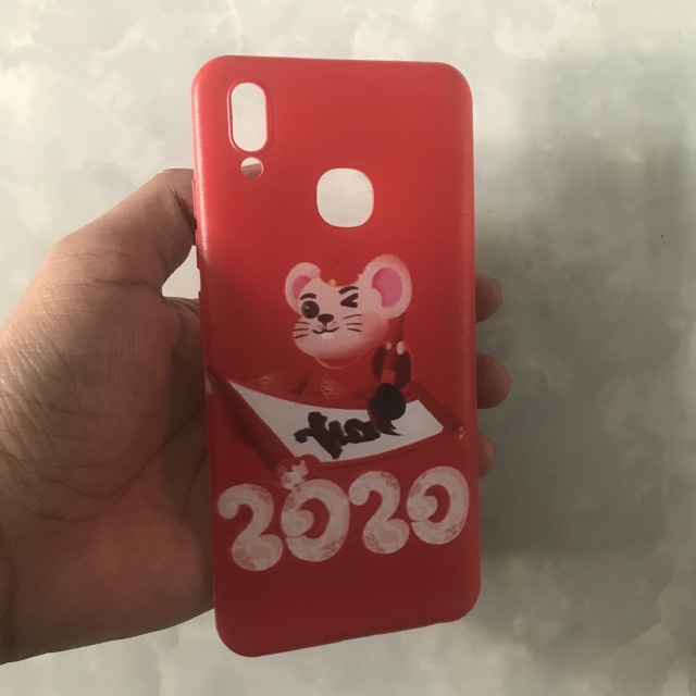 Ốp Lưng Vivo Y91 Y95 Dẻo Đỏ Tết Năm 2020 con chuột (năm mới 2020)