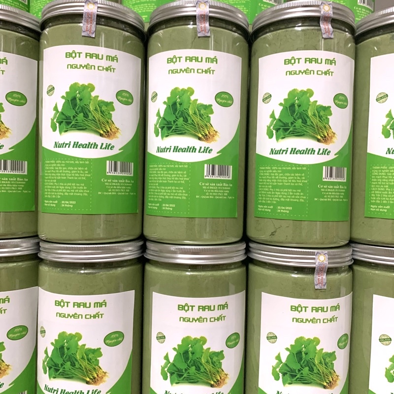 Bột rau má sấy lạnh hộp 500g