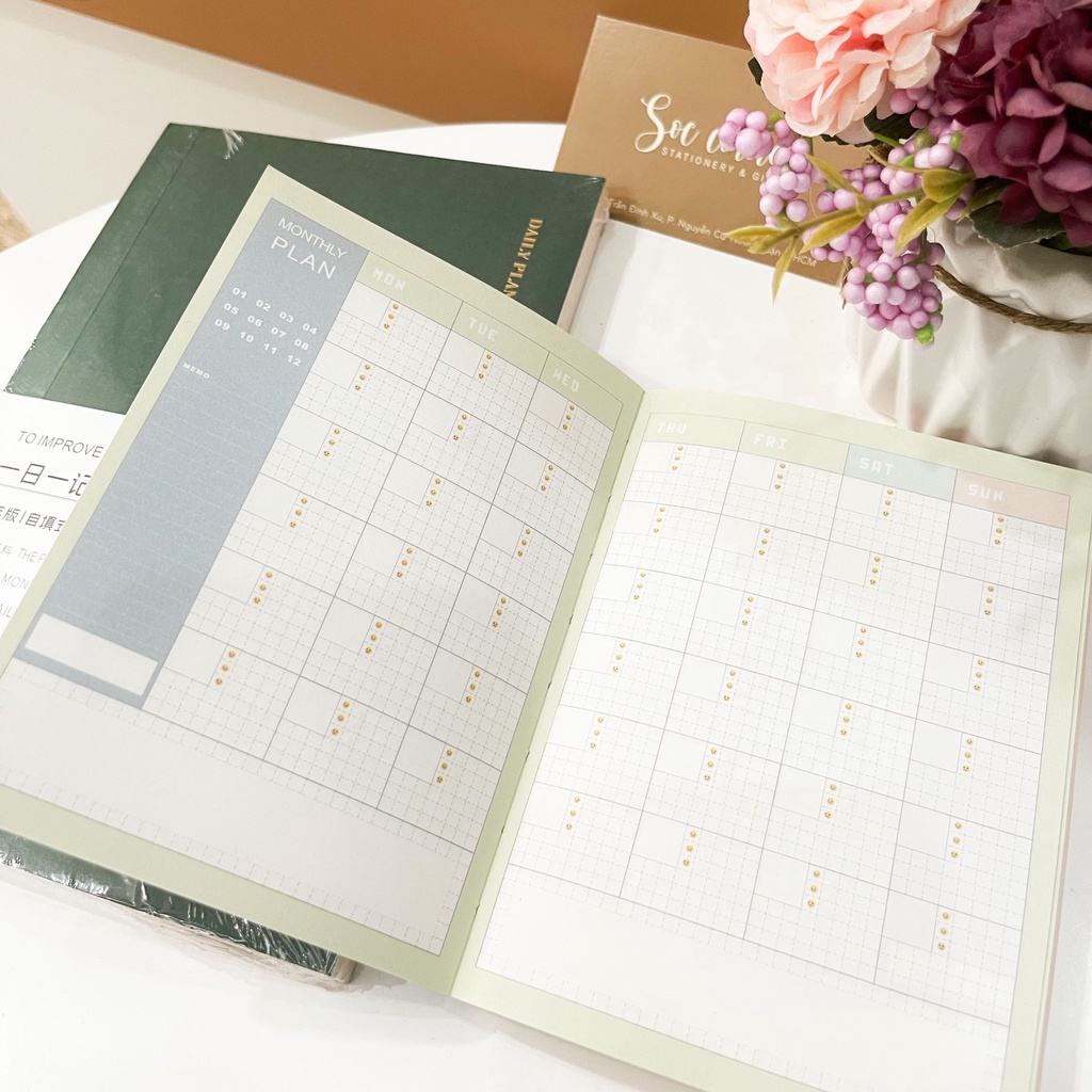 (Video) Sổ tay Daily Plan Notebook A5/ A6