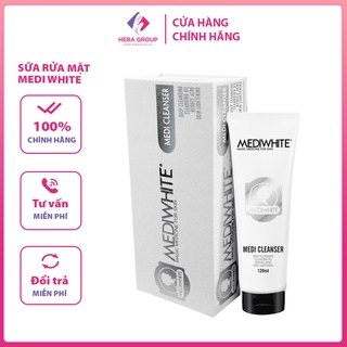 Sữa rửa mặt medi white chính hãng - medi cleanser - sửa rửa mặt y học medi white - ngừa mụn mờ thâm