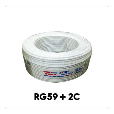 10m CÁP ĐỒNG TRỤC LIỀN NGUỒN SINO RG59+2C