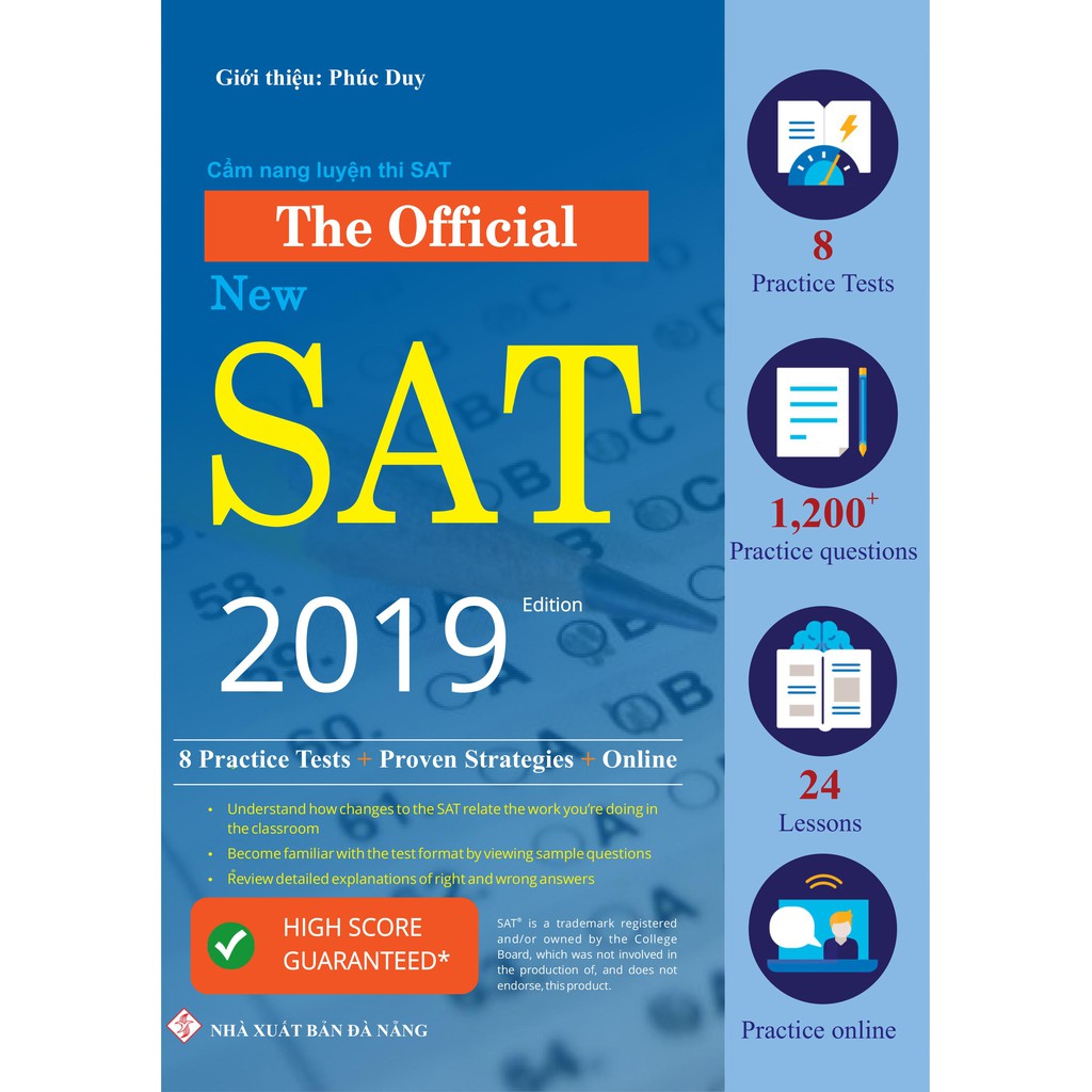 Sách - Cẩm Nang Luyện Thi SAT (The Official New SAT 2019 Edition) thumbnail