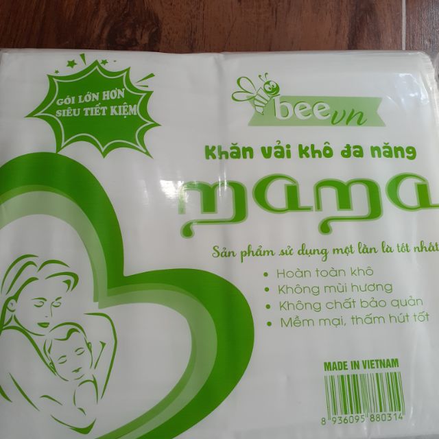 Khăn vải khô đa năng Mama 600g