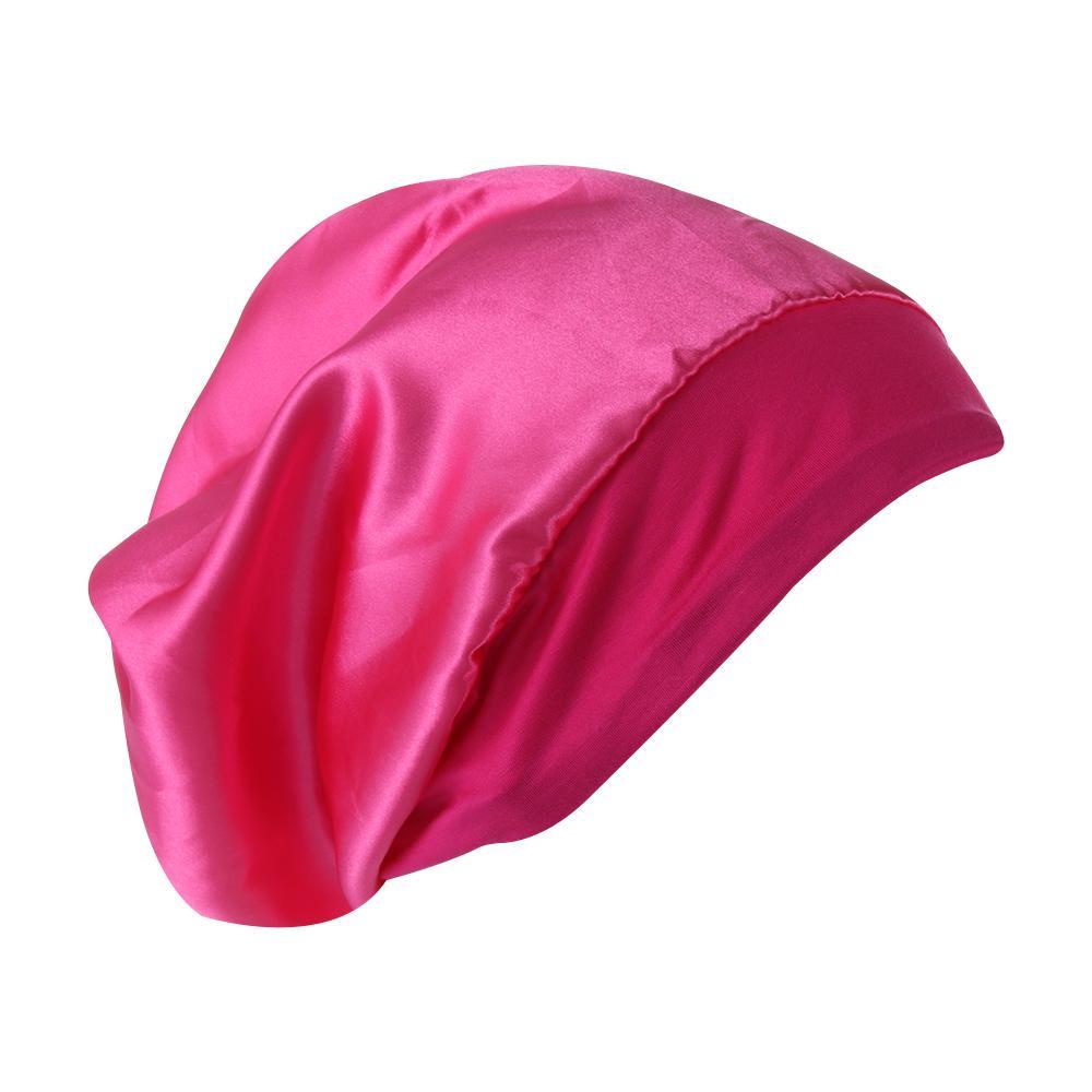 MELODG Mũ Trùm Đầu Kiêm Khăn Choàng Hai Lớp Mềm Mại Chống Rụng Tóc Có Thể Điều Chỉnh