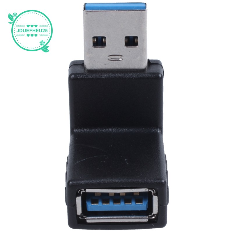 90 Degree USB 3.0 A Male to Female M/F Plug Adapter Connector Black jduefheu25.vn