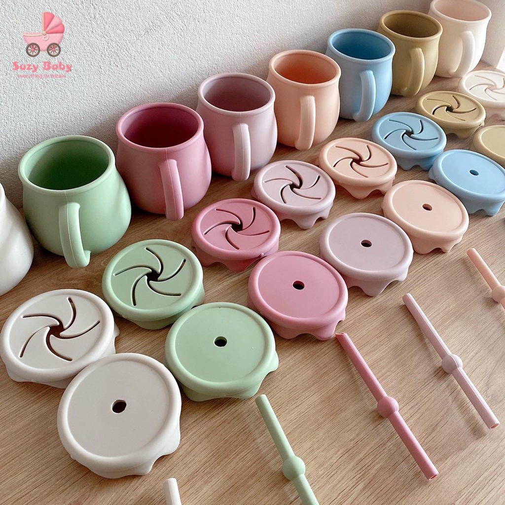 Cốc honey silicon đa năng cao cấp bar-rot an toàn cho bé, Suzy baby