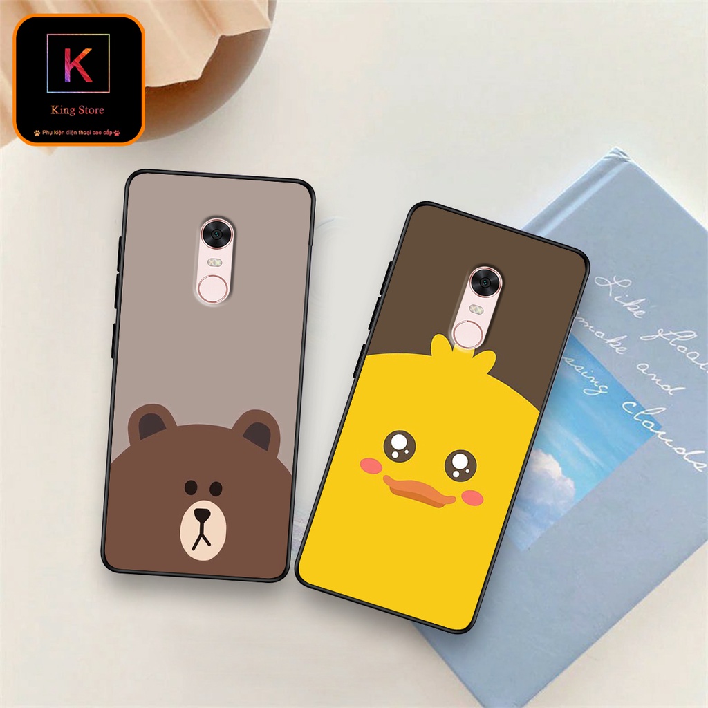 Ốp lưng Xiaomi Redmi 5 - Redmi 5A - Redmi 5X - Redmi 5 Plus - Ốp in hình hoạt hình chibi dễ thương