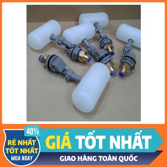 PHAO CƠ NHỰA TRẮNG + REN TRONG 21 RA ỐNG 8