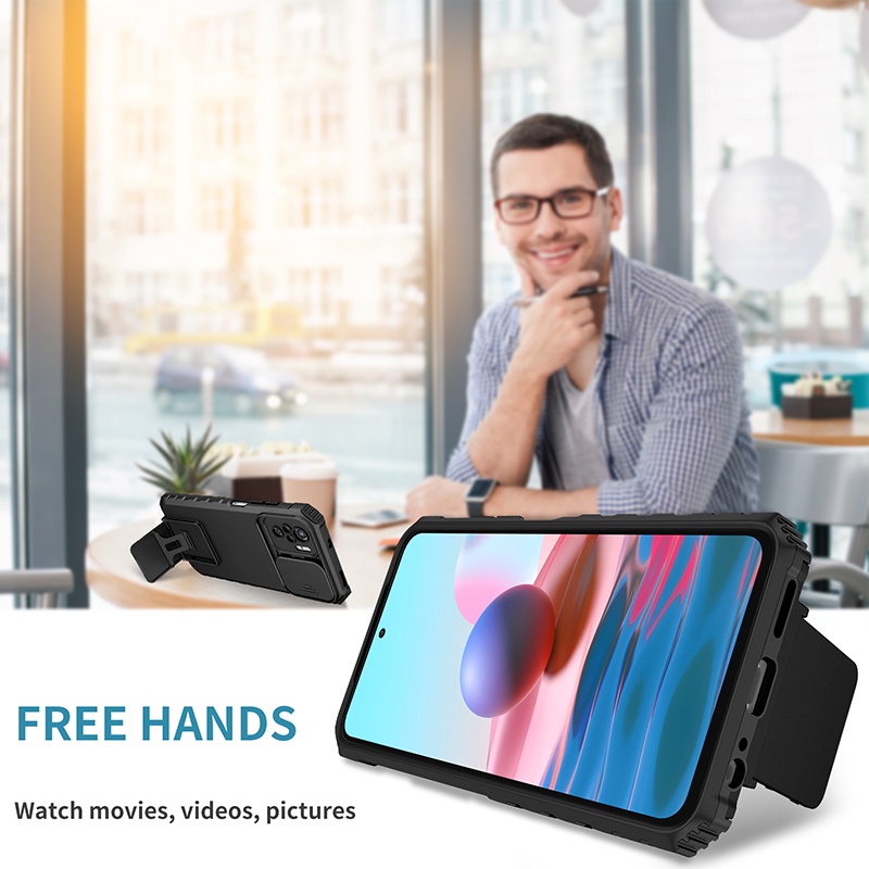 Ốp Điện Thoại Chống Sốc Bảo Vệ Camera Cho Redmi Note 10s 8 9 9s Note 10 Pro
