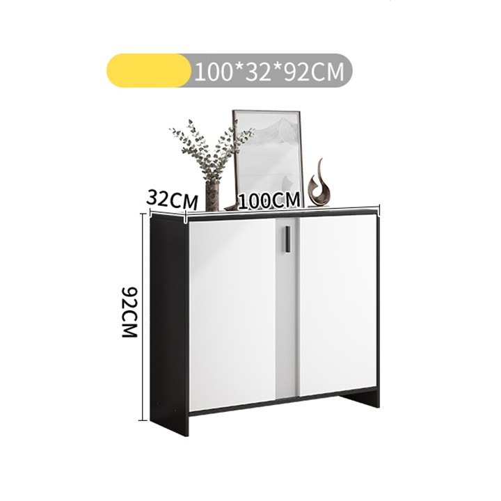 Tủ giày gỗ 2 cánh, Kệ giày thông minh TUR070 9386 STORE