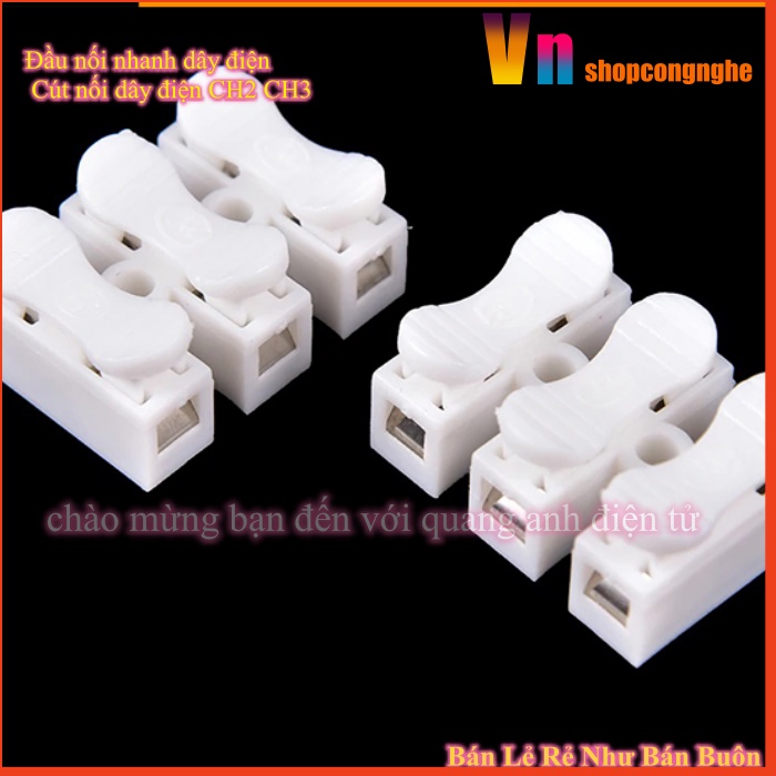 100 CHIẾC CÚT NỐI DÂY ĐIỆN CH-2, CH3