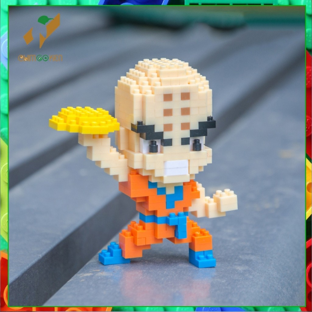 Mô hình dragon ball lego 3d- Mô hình 7 viên ngọc rồng lắp ráp 300-400 chi tiết