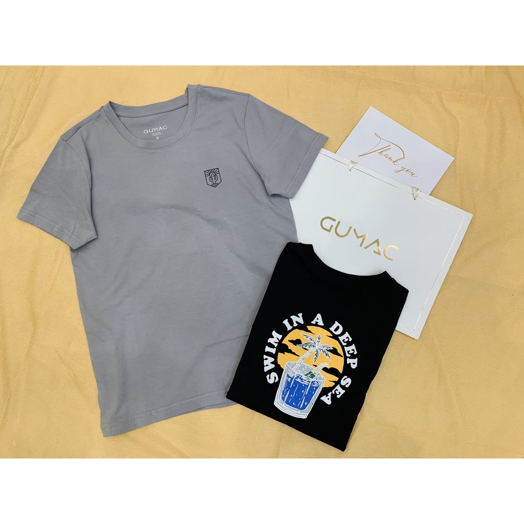 Áo thun nam in cây dừa GUMAC ATNB669 | BigBuy360 - bigbuy360.vn