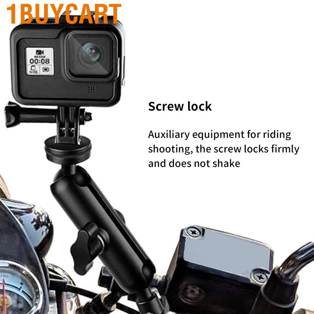 Bộ giá đỡ camera chiếu hậu xoay 360 độ kèm 1 giá đỡ 1/4in cho xe máy | BigBuy360 - bigbuy360.vn