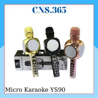 Micro karaoke bluetooth ys90, micro không dây, cns.365, âm thanh chuẩn, hát nhẹ lỗi 1 đổi 1 trong 7 ngày đầu sử dụng