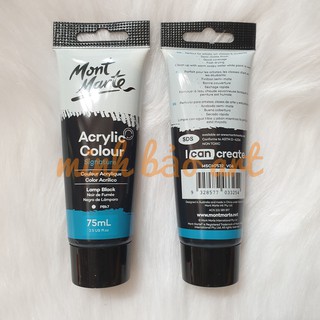 [P2] BÁN LẺ - MÀU MONT MARTE STUDIO ACRYLIC TUÝP 75 ML (VẼ TRÊN TƯỜNG, GỖ, VẢI, KÍNH...)