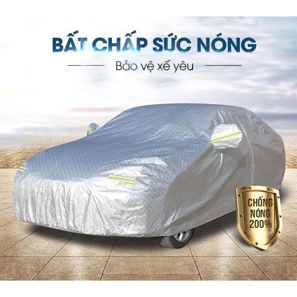 Bạt phủ ô tô 4 5 7 chỗ chống nóng nắng mưa 4 lớp cao cấp fadil, i10, morning, cerato, mazda 2 3, city, C300, E300, mg zs