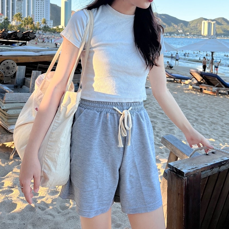 Quần shorts đùi da cá nữ chất đẹp form xinh ( Ảnh thật ) | BigBuy360 - bigbuy360.vn