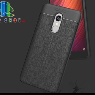 Ốp lưng dẻo giả da chống sốc hãng Auto focus cho xiaomi redmi note4X