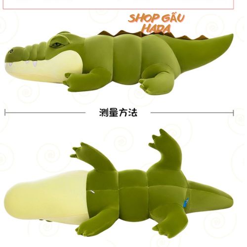Gối Ôm Cá Sấu Chúa - Gấu Bông Cá Sấu Dài Size Siêu To Vải Nhung Mịn Misino Hàn Quốc Cao Cấp Dành Cho Bạn Bè Người Thương