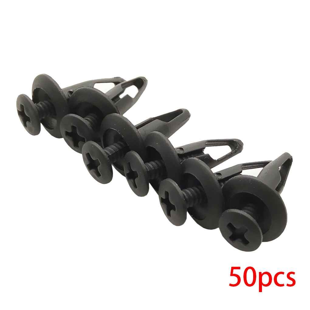 Combo 50 đinh tán nhựa 6.5mm, chốt vít nở cho xe hơi ô tô Ford