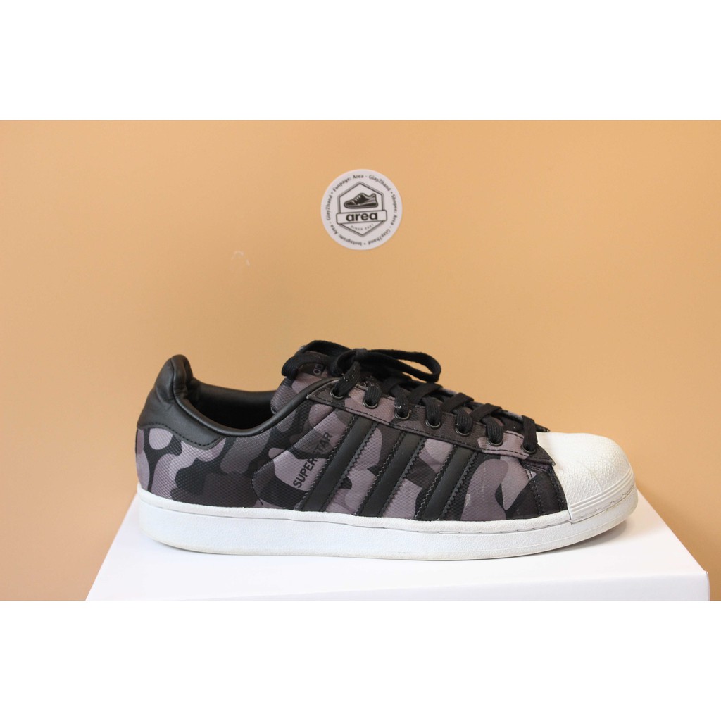 Giày Adidas Original Superstar Camo-Zanzi-Size 42 2/3