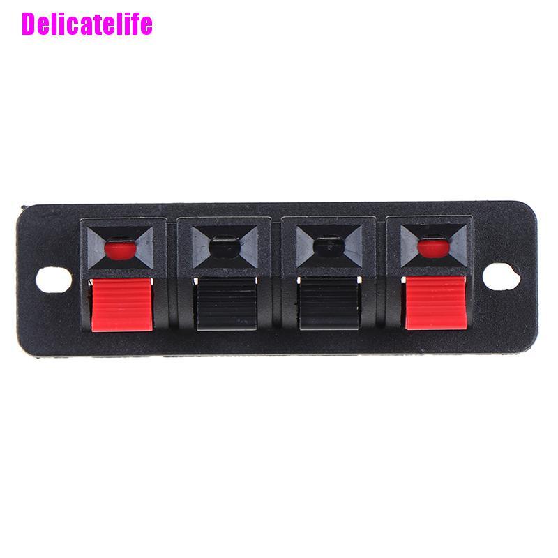 Set 2 đầu nối dây loa âm thanh 4 vị trí chuyên dụng