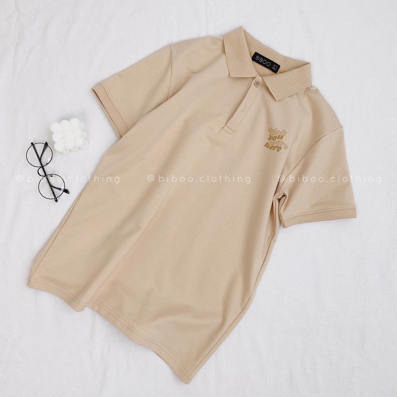 Áo polo WISH YOU WERE HERE